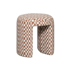 WOOOD Poef Charlie Oranje - Ø 45 cm