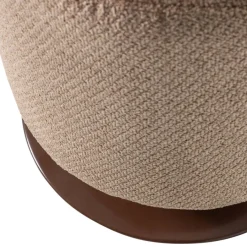 WOOOD Poef Islen Bruin - Ø 39 cm