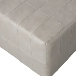 WOOOD Poef Patchwork Beige - 60x60 cm