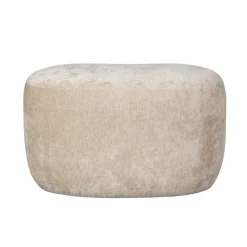 WOOOD Poef Popular Beige - 73x51 cm
