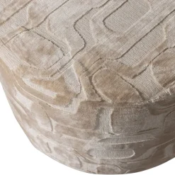 WOOOD Poef Yago Naturel - Ø 60 cm