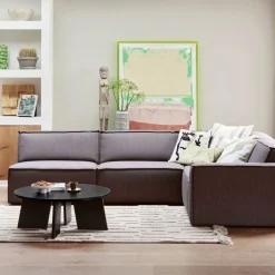 WOOOD Salontafel Fries Zwart - Ø 90 cm