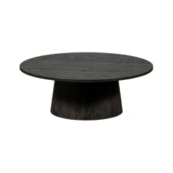 WOOOD Salontafel Maan Donkerbruin - Ø 100 cm