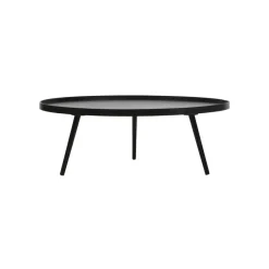 WOOOD Salontafel Mesa Zwart - Ø 100 cm