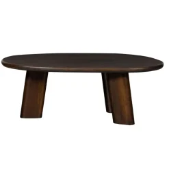 WOOOD Salontafel Roundly Bruin - 110x60 cm