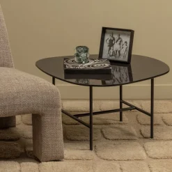 WOOOD Salontafel Vajen Zwart - 80x60 cm