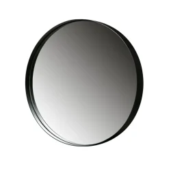 WOOOD Spiegel Doutzen Zwart - Ø 80 cm