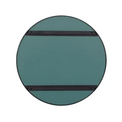 WOOOD Spiegel Doutzen Zwart - Ø 80 cm