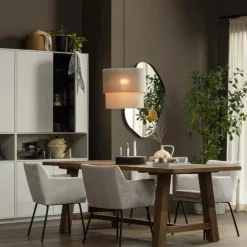 WOOOD Spiegel Romee Zwart - 100x70 cm