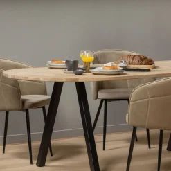 WOOOD Tafelblad Tablo Naturel - 220x90 cm