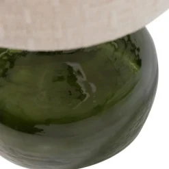 WOOOD Tafellamp Luma Groen / Naturel - E27 - 60 cm hoog