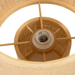 WOOOD Tafellamp Syro Beige - E27 - 38 cm hoog