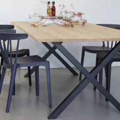 WOOOD Tafelpoot Tablo Zwart