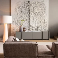 WOOOD TV-meubel Brock Warmgrijs - 200x53x44 cm