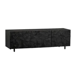WOOOD TV-meubel Counter Zwart - 160x50x45 cm