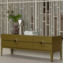 WOOOD TV-meubel Merge Honinggeel - 160x57x44 cm