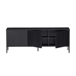 WOOOD TV-meubel New Gravure Zwart - 150x56x44 cm