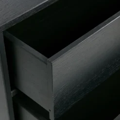 WOOOD TV-meubel Silas Zwart - 180x61x44 cm