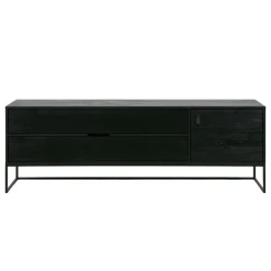 WOOOD TV-meubel Silas Zwart - 180x61x44 cm