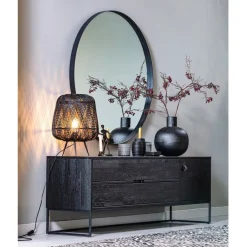 WOOOD TV-meubel Silas Zwart - 180x61x44 cm