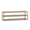 WOOOD TV-meubel Teun Beige - 120x40x35 cm