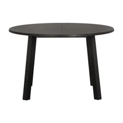 WOOOD Uitschuifbare Eettafel Lange Jan Zwart - 120/160/200x120 cm