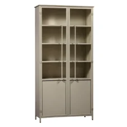 WOOOD Vitrinekast Exhibit XL Zand - 99x200x44 cm