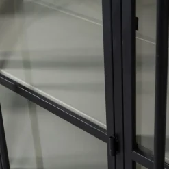 WOOOD Vitrinekast Exhibit XL Zwart - 99x200x44 cm