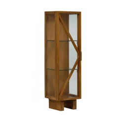 WOOOD Vitrinekast Kella Naturel - 40x137x39 cm