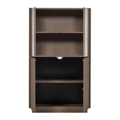 WOOOD Vitrinekast Nova Truffel - 102x172x40 cm