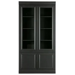 WOOOD Vitrinekast Organize Zwart - 110x215x44 cm