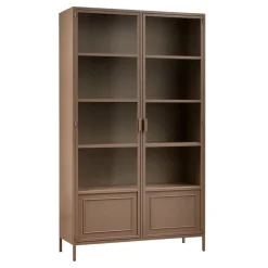 WOOOD Vitrinekast Ronja Bruin - 110x189x43 cm