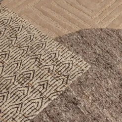 WOOOD Vloerkleed Alicia Zand - 170x240 cm