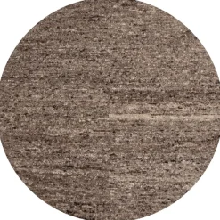 WOOOD Vloerkleed Efia Bruin - Ø 200 cm