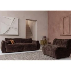 WOOOD Vloerkleed Efia Bruin - 170x240 cm