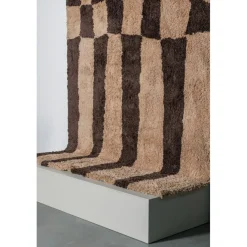 WOOOD Vloerkleed Fafa Bruin - 200x300 cm