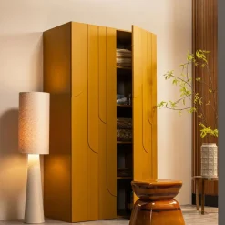 WOOOD Vloerlamp Loft Naturel - E27 - 130 cm hoog