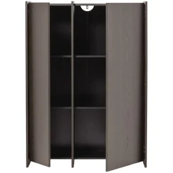 WOOOD Wandkast Brock Middenbruin - 102x140x44 cm