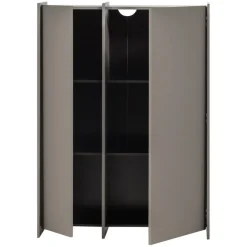 WOOOD Wandkast Brock Warmgrijs - 102x140x44 cm