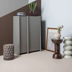 WOOOD Wandkast Brock Warmgrijs - 102x140x44 cm