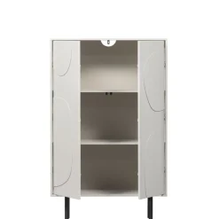 WOOOD Wandkast Cadiz Mist - 85x135x40 cm