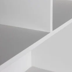 WOOOD Wandkast Carved Greige - 90x200x37 cm