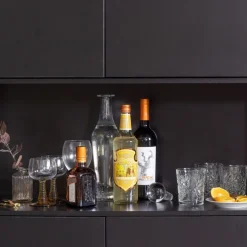 WOOOD Wandkast Finca Zwart - 110x170x40 cm