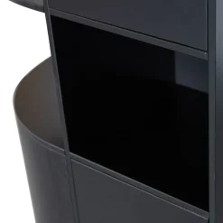 WOOOD Wandkast Finca Zwart - 78x210x40 cm