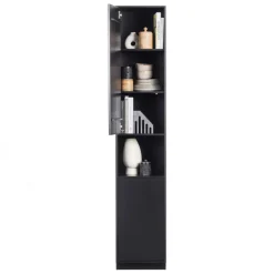 WOOOD Wandkast Finca Zwart - 40x210x40 cm