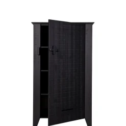 WOOOD Wandkast Gijs Zwart - 85x142x38 cm