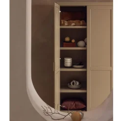 WOOOD Wandkast Gunnar Mud - 120x217x48 cm