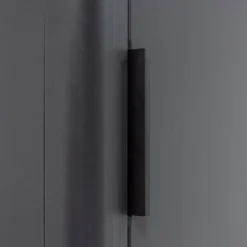 WOOOD Wandkast Gunnar Zwart - 45x217x39 cm