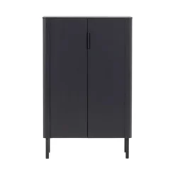 WOOOD Wandkast Gunnar Zwart - 85x135x39 cm