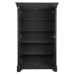 WOOOD Wandkast Isabel Zwart - 118x191x47 cm